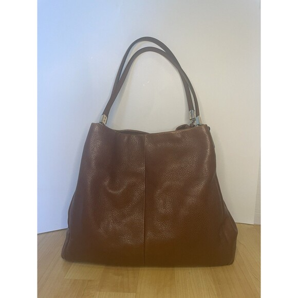 Coach Phoebe Madison Boho Leather Shoulder Bag Brown - Picture 14 of 14